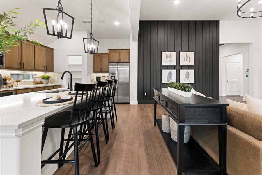 Representative furnished interior of a home built from the Westlake II by Pacesetter Homes in Leonard Trails, Anna (Image 10). Representative furnished interior of a home built from the Westlake II by Pacesetter Homes in Leonard Trails, Anna (Image 10).