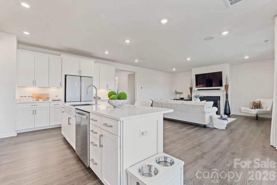 Furnished interior view inside a new home in , Indian Land (Image 39).