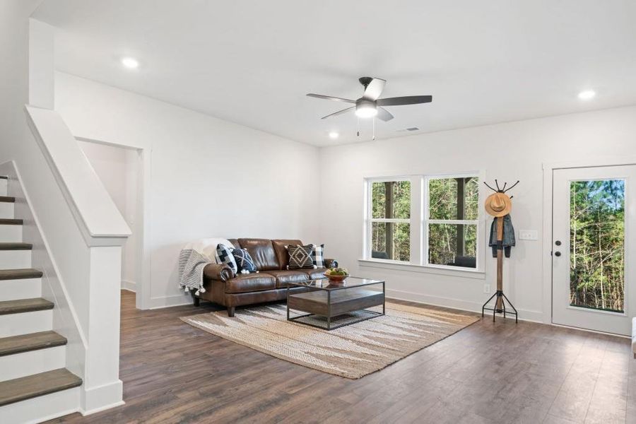 Furnished interior view inside a new home in , Ellijay (Image 18).