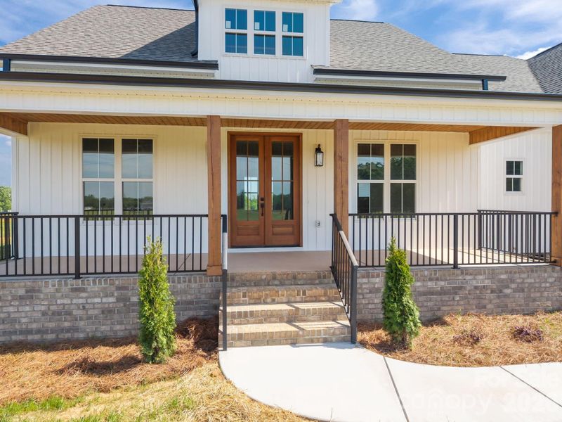 Exterior details and patio area of a home in , China Grove (Image 28).