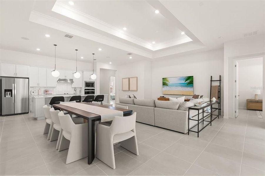 Furnished interior view inside a new home in , Winter Garden (Image 27).