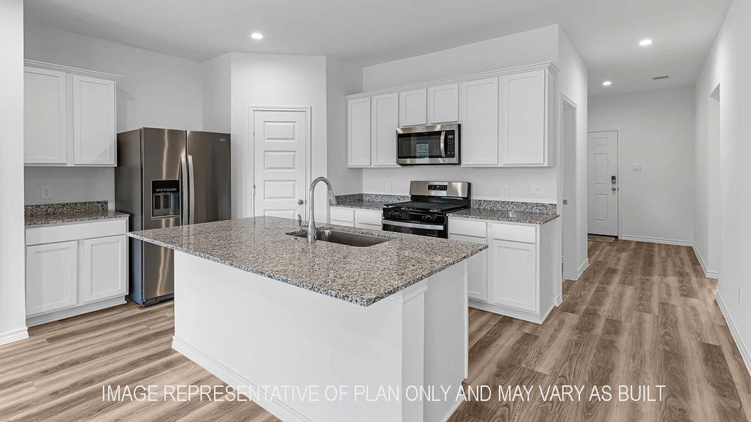 Representative furnished interior of a home built from the Denton by D.R. Horton in China Grove, China (Image 1). Representative furnished interior of a home built from the Denton by D.R. Horton in China Grove, China (Image 1).