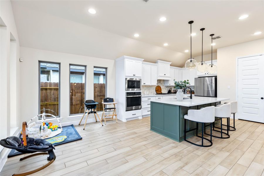 Furnished interior view inside a new home in Marvida, Cypress (Image 25).