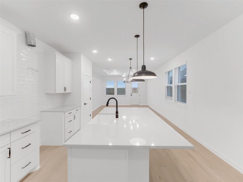 Furnished interior view inside a new home in Oakberry Trails, Waller (Image 11).