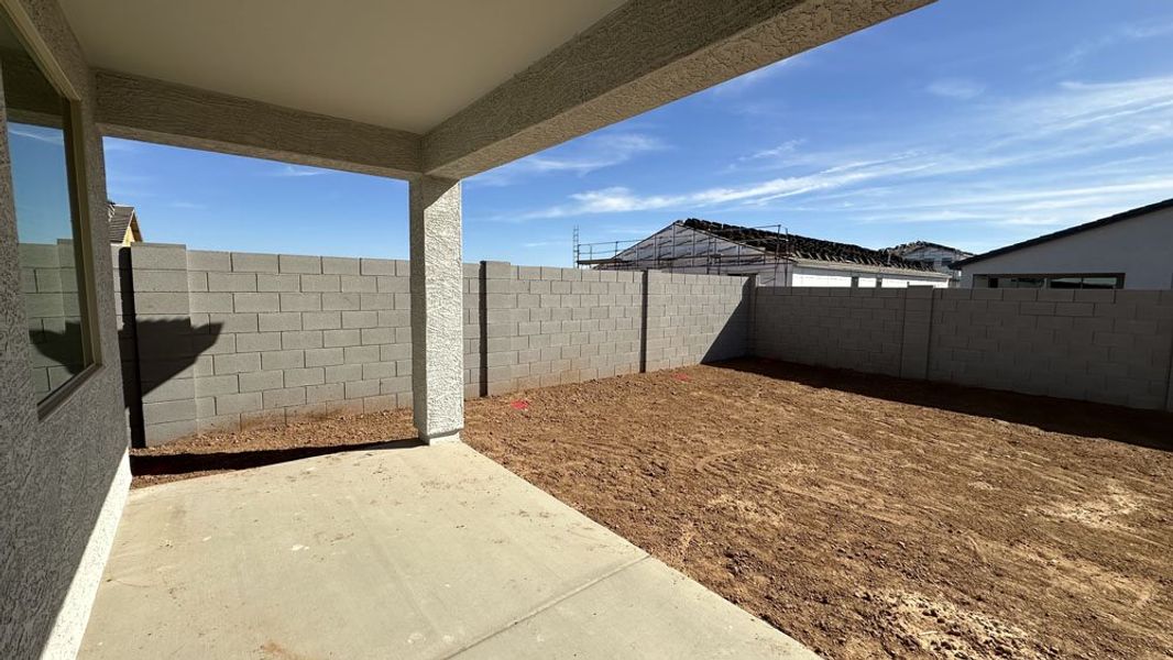 Covered patio