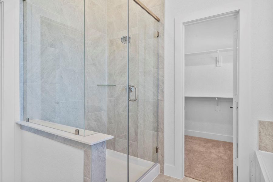 Furnished interior view inside a new home in Bridgeland, Cypress (Image 10).