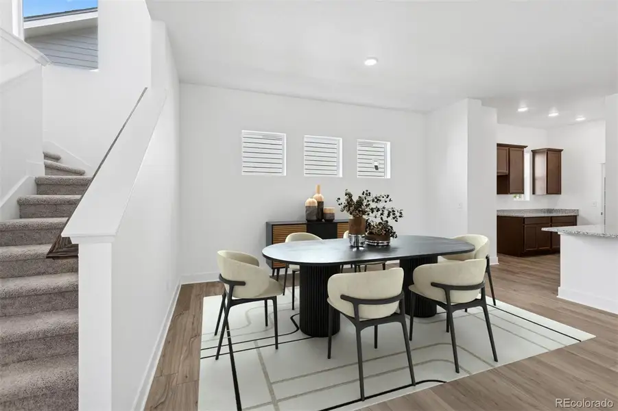 Furnished interior view inside a new home in Painted Prairie Cottage, Aurora (Image 15).