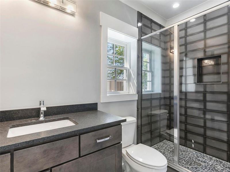 Furnished interior view inside a new home in , Atlanta (Image 14).