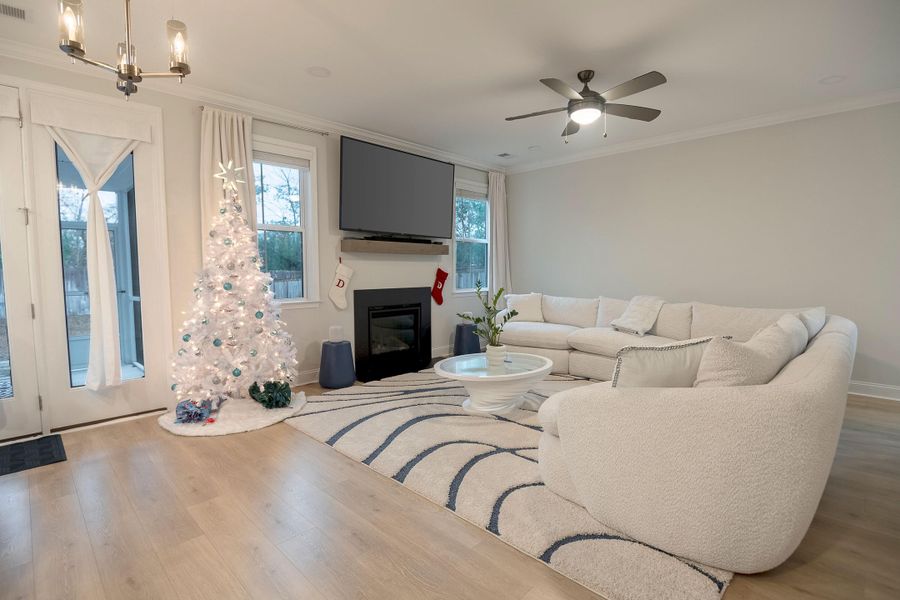 Furnished interior view inside a new home in Abbey Walk, Moncks Corner (Image 8). Furnished interior view inside a new home in Abbey Walk, Moncks Corner (Image 8).