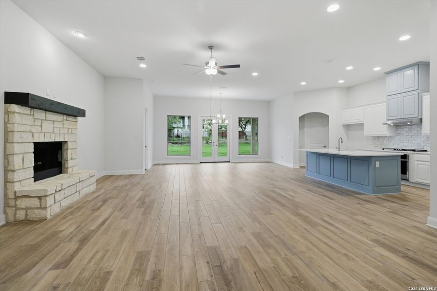 Spacious, unfurnished interior of a new home in , Bulverde (Image 35). Spacious, unfurnished interior of a new home in , Bulverde (Image 35).