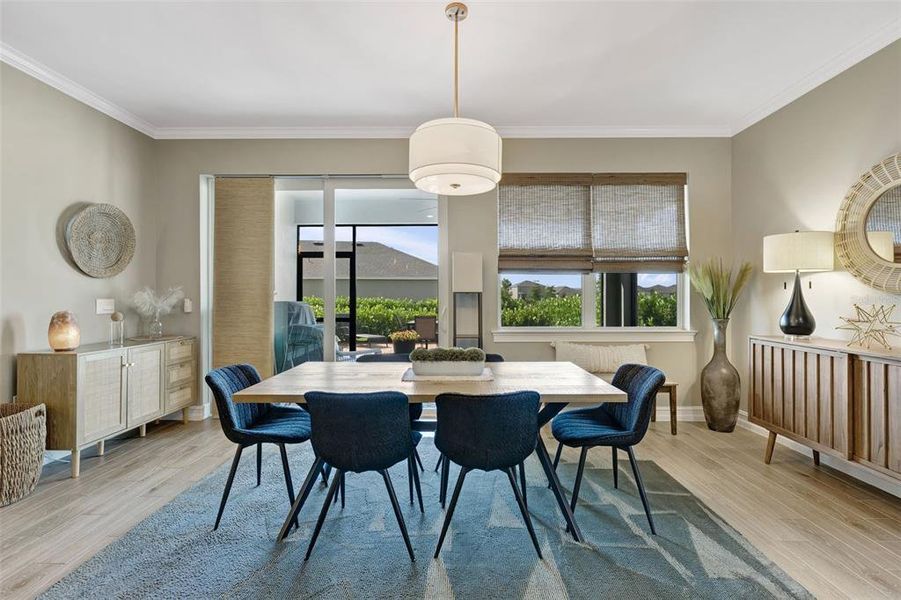 Furnished interior view inside a new home in , North Fort Myers (Image 6).