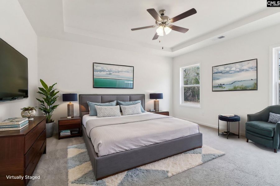 Furnished interior view inside a new home in Old Charleston Acres, Pelion (Image 5).