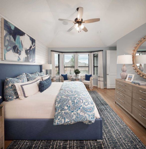 Representative Primary Bedroom - some options shown