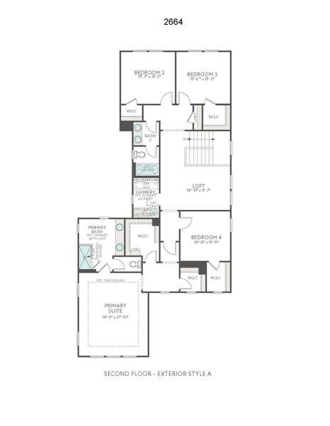 2D floor plan layout for the Selwyn by Tri Pointe Homes in Addison Hill, Charlotte, NC (Image 4). 2D floor plan layout for the Selwyn by Tri Pointe Homes in Addison Hill, Charlotte, NC (Image 4).
