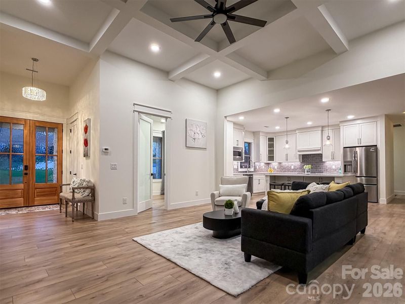 Furnished interior view inside a new home in , Newton (Image 5).