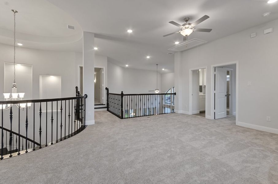 Representative unfurnished interior of a home built from the Biltmore by Landon Homes in Lexington Frisco, Frisco (Image 14).