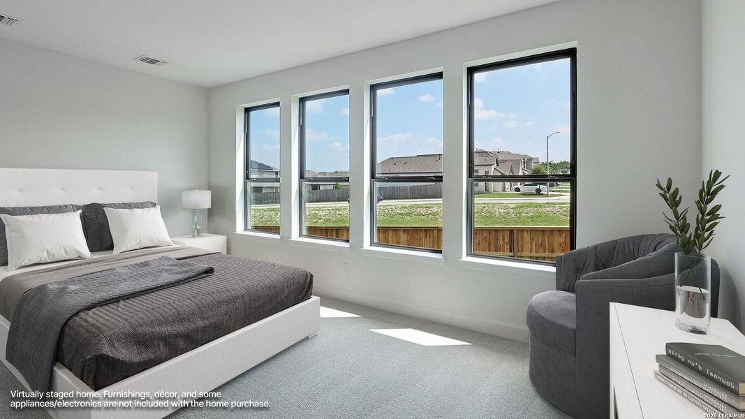 Furnished interior view inside a new home in Ladera, San Antonio (Image 10).