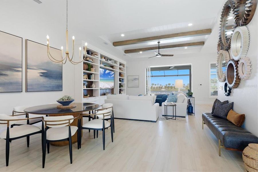 Furnished interior view inside a new home in , Sarasota (Image 18).