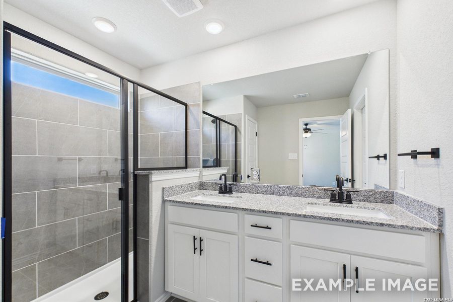 Furnished interior view inside a new home in Cedar Heights, San Antonio (Image 5).