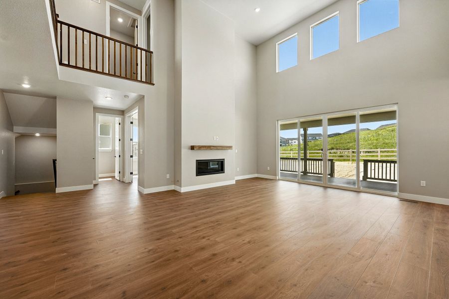 Spacious, unfurnished interior of a new home in Hillside at Crystal Valley Destination Collection, Castle Rock (Image 19).
