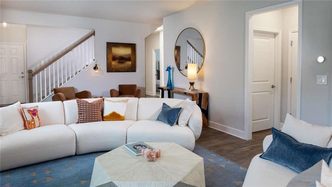 Furnished interior view inside a new home in , Hoschton (Image 25).