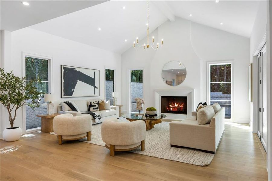 Furnished interior view inside a new home in , Sandy Springs (Image 18).