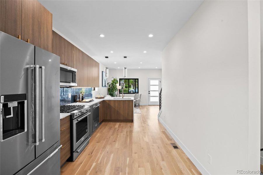 Furnished interior view inside a new home in , Denver (Image 8). Furnished interior view inside a new home in , Denver (Image 8).