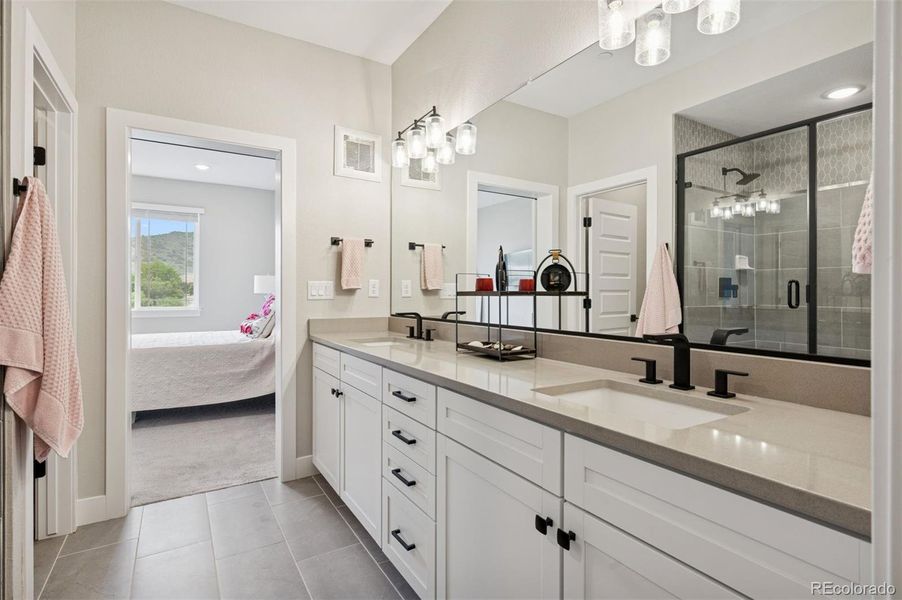 Furnished interior view inside a new home in Chatfield Bluffs, Littleton (Image 14).