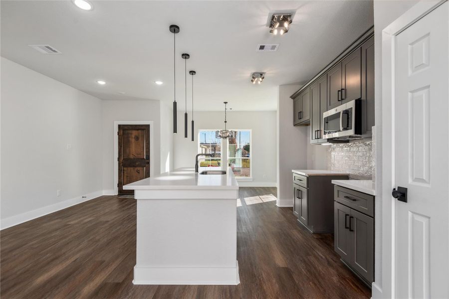 Furnished interior view inside a new home in , Houston (Image 8).