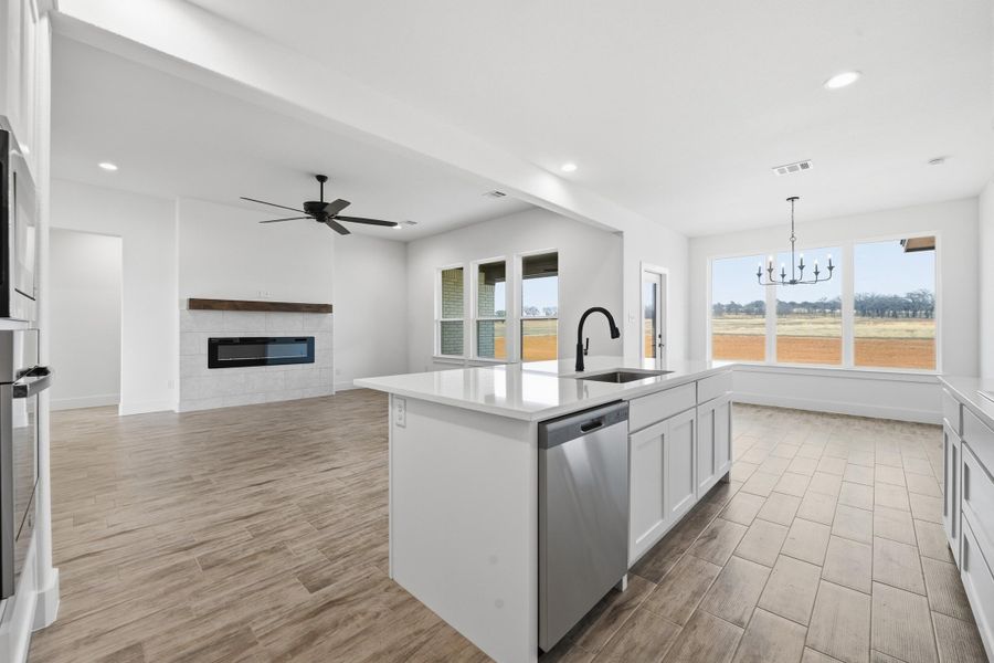 Furnished interior view inside a new home in Taylor Ranch, Springtown (Image 9).