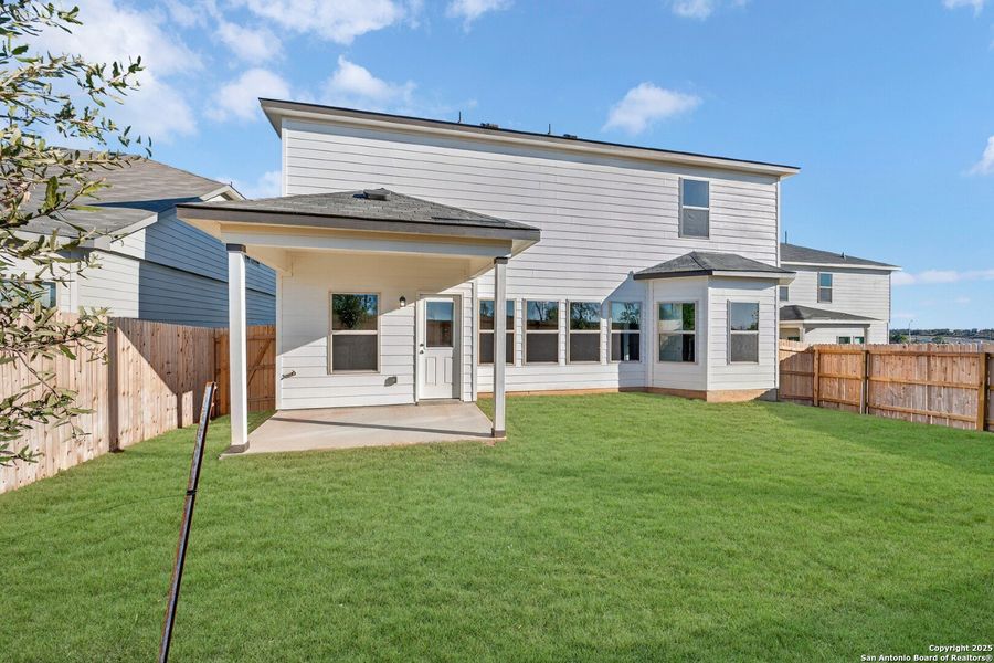 Exterior details and patio area of a home in Paloma Park, Converse (Image 21). Exterior details and patio area of a home in Paloma Park, Converse (Image 21).