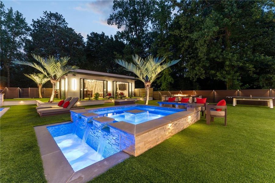 Exterior details and patio area of a home in , Atlanta (Image 19).