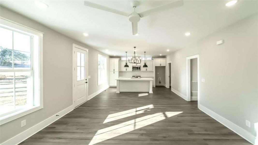 Spacious, unfurnished interior of a new home in , Bowdon (Image 29).