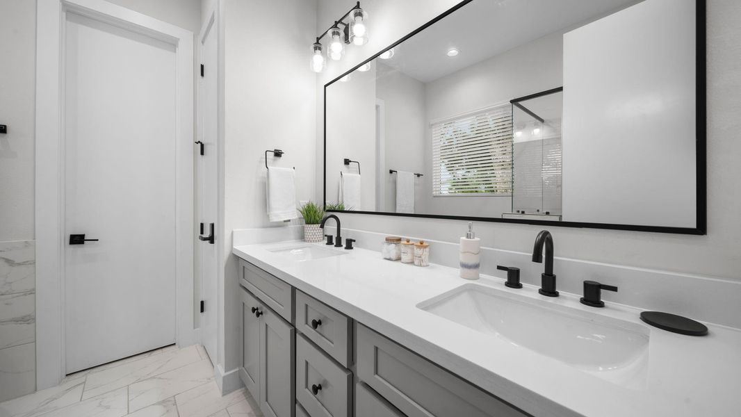 Furnished interior view inside a new home in Highland Heights, Houston (Image 22).
