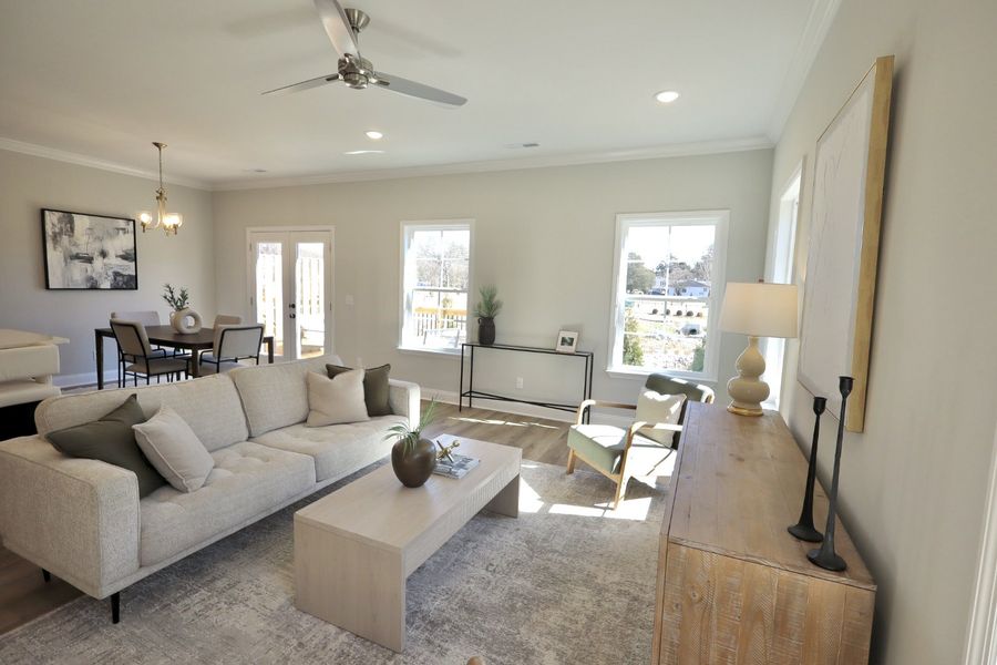 Representative furnished interior of a home built from the Hamilton by Riverstone Construction, LLC in The Exuma, Ooltewah (Image 12).