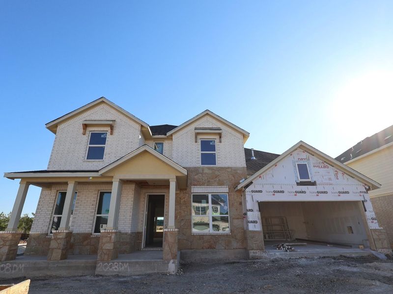 In-progress construction of a new home in Barksdale, Leander, TX (Image 12). In-progress construction of a new home in Barksdale, Leander, TX (Image 12).