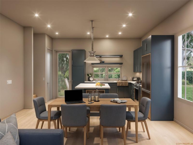 Furnished interior view inside a new home in , Austin (Image 12).