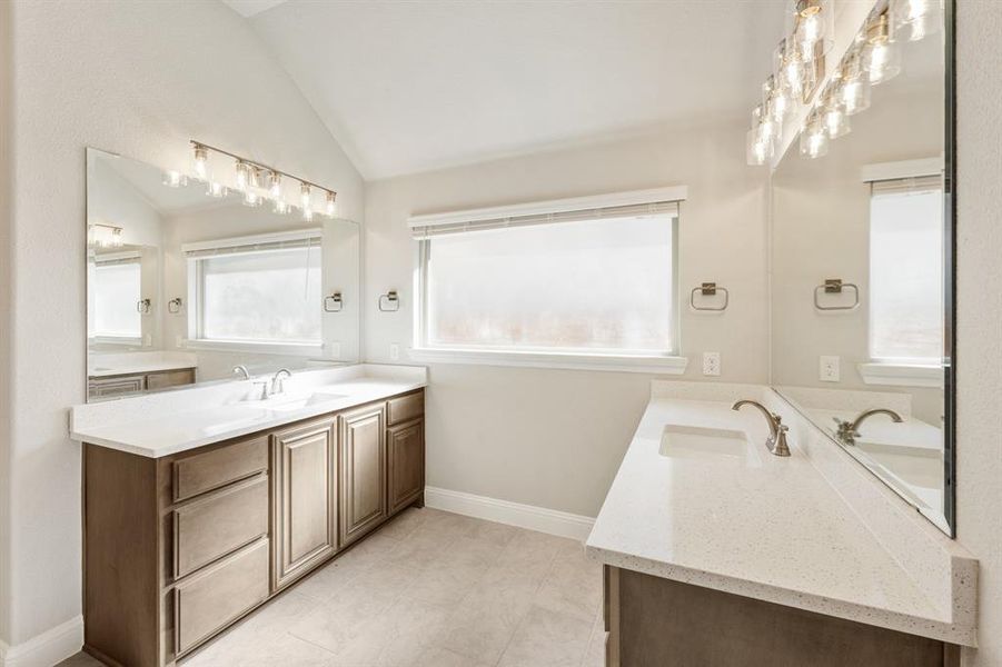 Furnished interior view inside a new home in The Enclave at Parks of Aledo, Aledo (Image 7). Furnished interior view inside a new home in The Enclave at Parks of Aledo, Aledo (Image 7).
