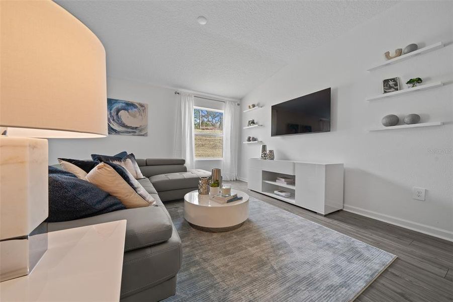 Furnished interior view inside a new home in Tara Forest East, Alachua (Image 25).
