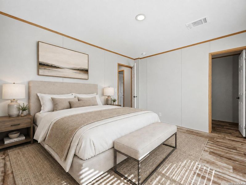 Furnished interior view inside a new home in , Poteet (Image 9).