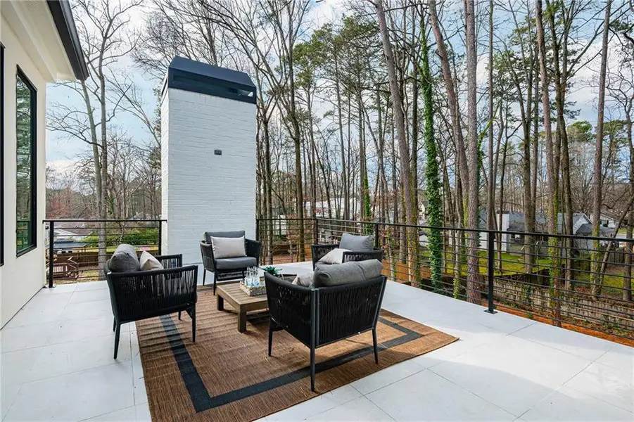 Exterior details and patio area of a home in , Alpharetta (Image 36).