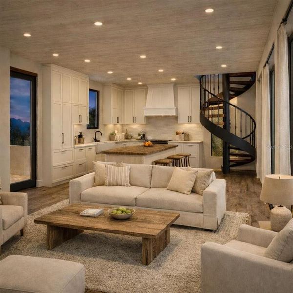 Furnished interior view inside a new home in , Georgetown (Image 12).