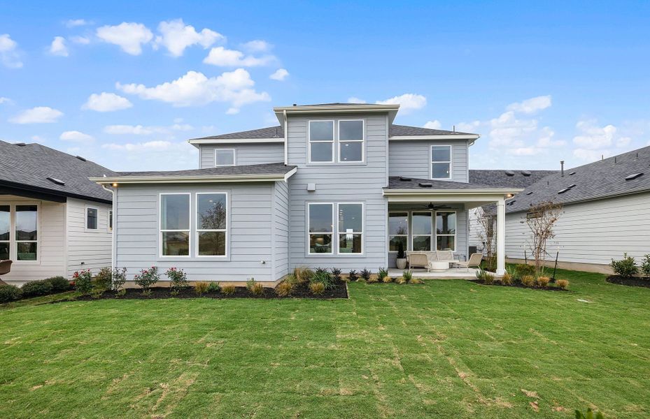 Representative exterior details of a home built from the Mystique by Del Webb in Sun City Texas, Georgetown (Image 4). Representative exterior details of a home built from the Mystique by Del Webb in Sun City Texas, Georgetown (Image 4).