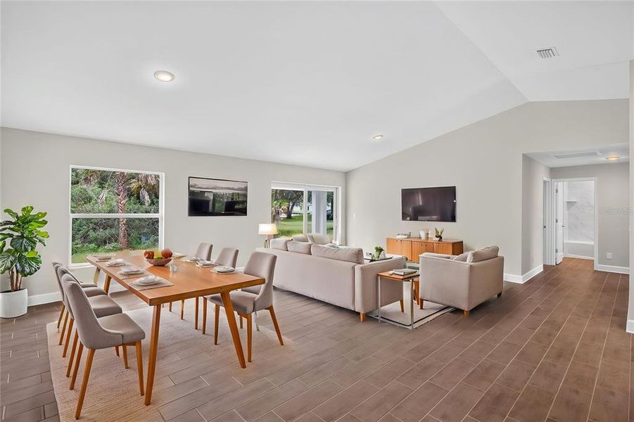 Furnished interior view inside a new home in , Port Charlotte (Image 12). Furnished interior view inside a new home in , Port Charlotte (Image 12).