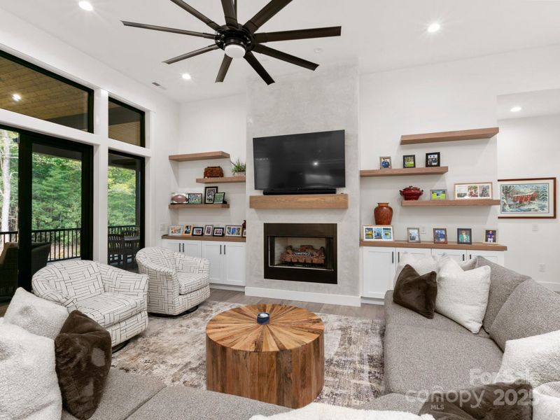 Furnished interior view inside a new home in , Horse Shoe (Image 16).