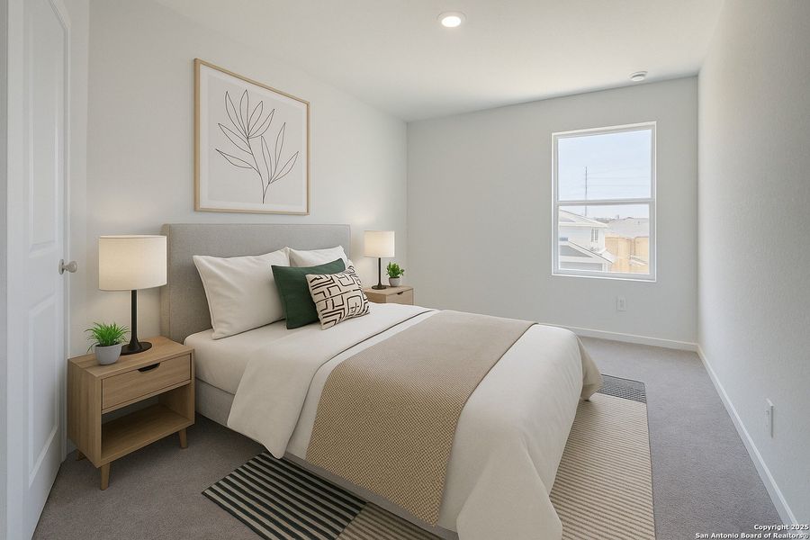 Furnished interior view inside a new home in , San Antonio (Image 13).