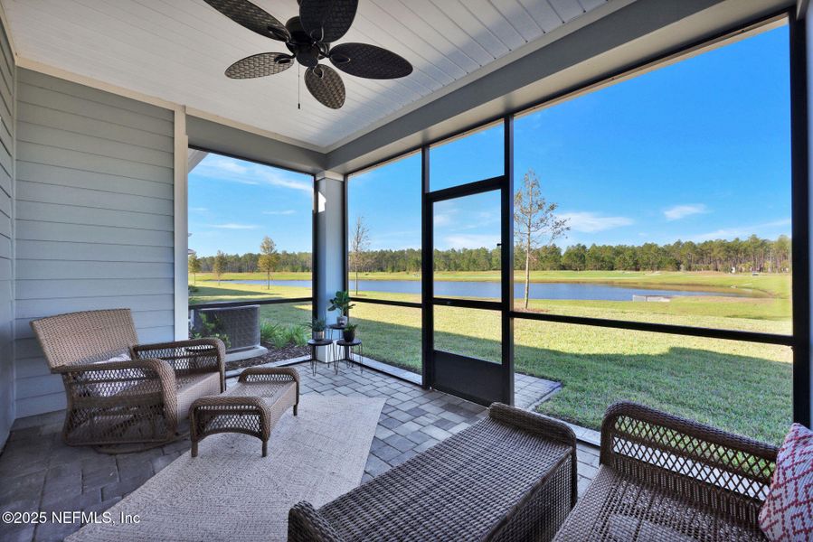 Exterior details and patio area of a home in , St. Johns (Image 4). Exterior details and patio area of a home in , St. Johns (Image 4).