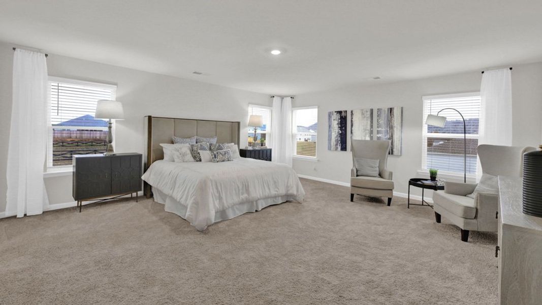Furnished interior view inside a new home in Catlett Cove, Knoxville (Image 26).