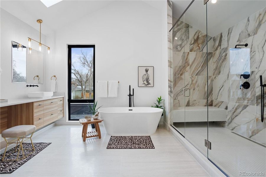 Furnished interior view inside a new home in , Denver (Image 36).