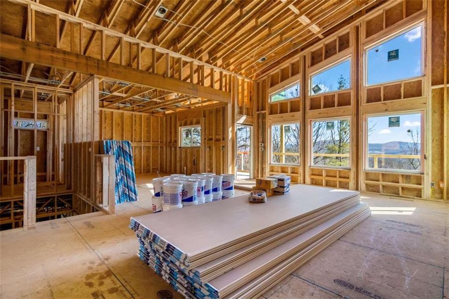 In-progress construction of a new home in , Ellijay, GA (Image 22).